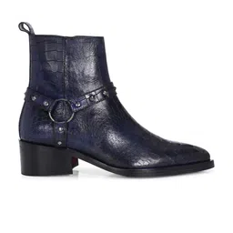 MILLE DOLLARI Men Leather Cowboy Boots image 2