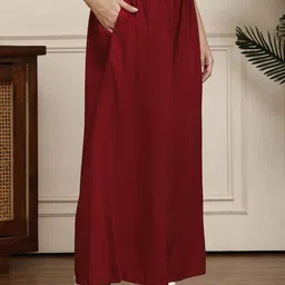 Valles365 by S.C. Women Pack of 2 Solid Ethnic Palazzos image 2