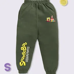 YK X Minute Mirth Boys Spongebob Printed Mid-Rise Joggers-picture-25