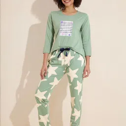 Lotik Geometric Printed Night suit image 5