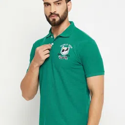 GET GOLF Men Polo Collar Applique T-shirt-picture-13