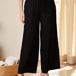 Oomph! Women Relaxed High-Rise Easy Wash Trousers-picture-41