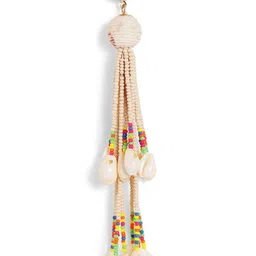 Priyaasi Contemporary Artificial Stones And Beads Drop Earrings image 5