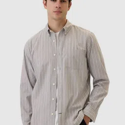 GAP Classic Striped Full Sleeve Poplin Shirt-picture-18