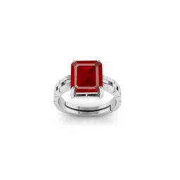 RRVGEM 9.50 KT Silver Plated Adjustable Ruby Ring-picture-27