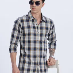 ODCC Checked Long Sleeves Cotton Shirt-picture-12