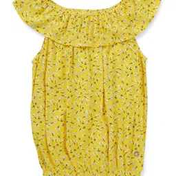 Gini and Jony Floral Print Off-Shoulder Cotton Top-picture-10