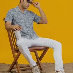 Shortscape Printed Short Sleeves Standard Casual Shirt-picture-21