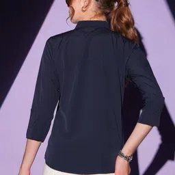 GOLDSTROMS Women V-Neck T-shirt image 2