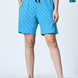 BAESD Women Conversational Printed High-Rise Shorts-image-29