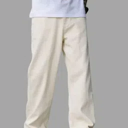 COMFITS Men Classic Mid-Rise Stretchable Slouchy Fit Denim Baggy Jeans-image-3