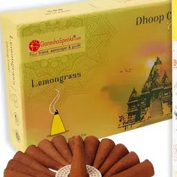 GaneshaSpeaks 90-Pcs Brown Wooden Dhoop Cone & Incense Sticks-image-13