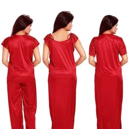 UWNAQA Pack Of 3 Women Nightdress image 3