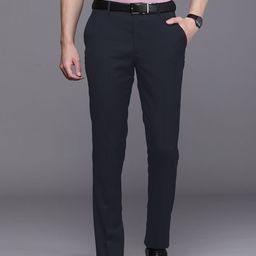 Louis Philippe Men Slim Fit Trousers-picture-9