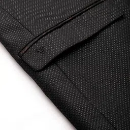 Van Heusen Self Design Shawl Collar Slim-Fit Single-Breasted Three-Piece Party Suit image 2