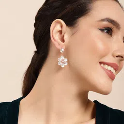 Sangria Alloy Teardrop Shaped Drop Earrings-picture-39