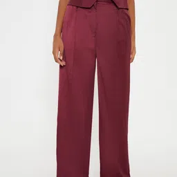 DOROTHY PERKINS Women Satin Wide Leg Trousers-image-90