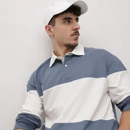 The Roadster Lifestyle Co. Men Colourblocked Polo Collar T-shirt-picture-35