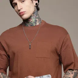 The Roadster Life Co. Pure Cotton Relaxed Fit Pockets T-shirt-picture-30