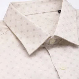 Louis Philippe Slim Fit Floral Printed Pure Cotton Formal Shirt image 2