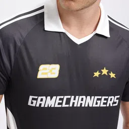 glitchez Varsity Vibe Printed Relaxed T-shirt image 4