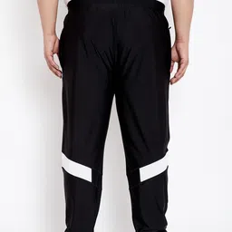 bigbanana Plus Size Men Black Track Pants image 2