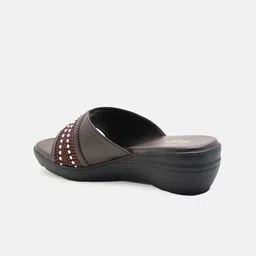 Anouk Women Embellished Party Wedge Sandals image 5