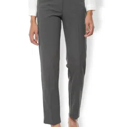 Van Heusen Grey Textured Trousers-picture-27