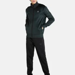 Puma Dark Green Full Sleeves High Neck Jacket image 5