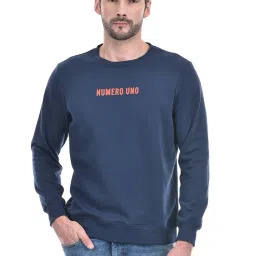 Numero Uno Eclipse Fleece Blend Regular Fit Typographic Sweatshirt image 1