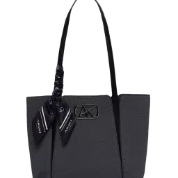 AKIKI LONDON Grey Belmont 30 Textured Large Tote image 1