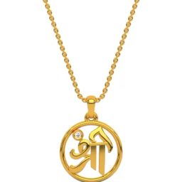 Kisna Diamond & Gold Jewellery 14k Shree Pendant-picture-10