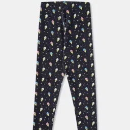 R&B Kids Blue Printed Regular Fit Leggings image 2