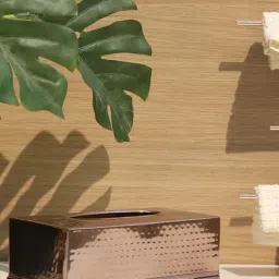 Mason Home Rose Gold Steel Safi Tissue Holder Box-image-4