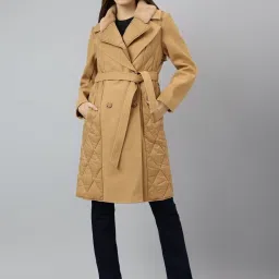 Latin Quarters Beige Solid Coat image 1