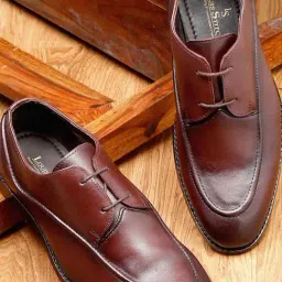Louis Stitch Men's Rosewood Derby Shoes-picture-36