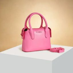 Forever Glam by Pantaloons Fuchsia Solid Handbag-picture-14