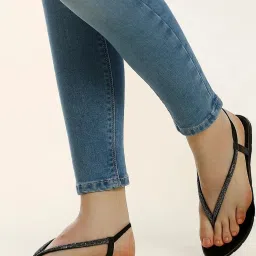 Inc.5 Women's Black Sling Back Sandals image 1