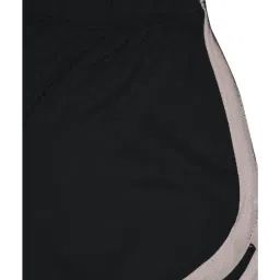 A.T.U.N. Black & Soft Pink Solid Shorts image 3