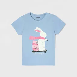 Fame Forever by Lifestyle Girls Blue Cotton Printed image 1