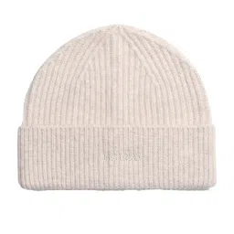 Jack & Jones Beige Woven Beanie image 1