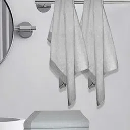 Aura Brown & Grey 5 Cotton 210 GSM Bath Towel-image-43