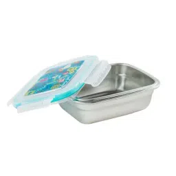 Chumbak Things Indians Say Blue Stainless Steel Lunch Box - Set of 1 image 2