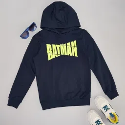 Pantaloons Junior Boys Navy Cotton Solid Sweatshirts image 1