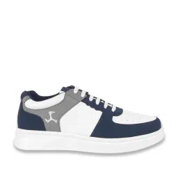 Mochi Men's Blue & White Casual Sneakers image 1