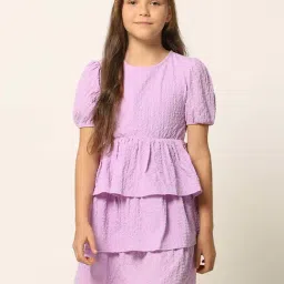 VERO MODA GIRL Lilac Regular Fit Dress-picture-40