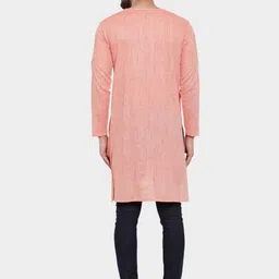 Aarsha Men Pure Cotton Asymmetric Kurta image 4