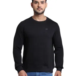 ColorPlus Black Tailored Fit Sweatshirt image 1