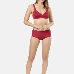 Jockey Red Full Coverage T-Shirt Bra image 4