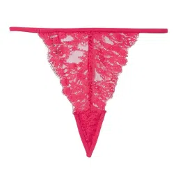 Clovia Pink Lace Panty image 2